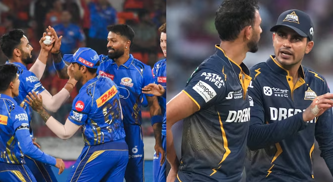 mumbai indians vs gujarat titans standings