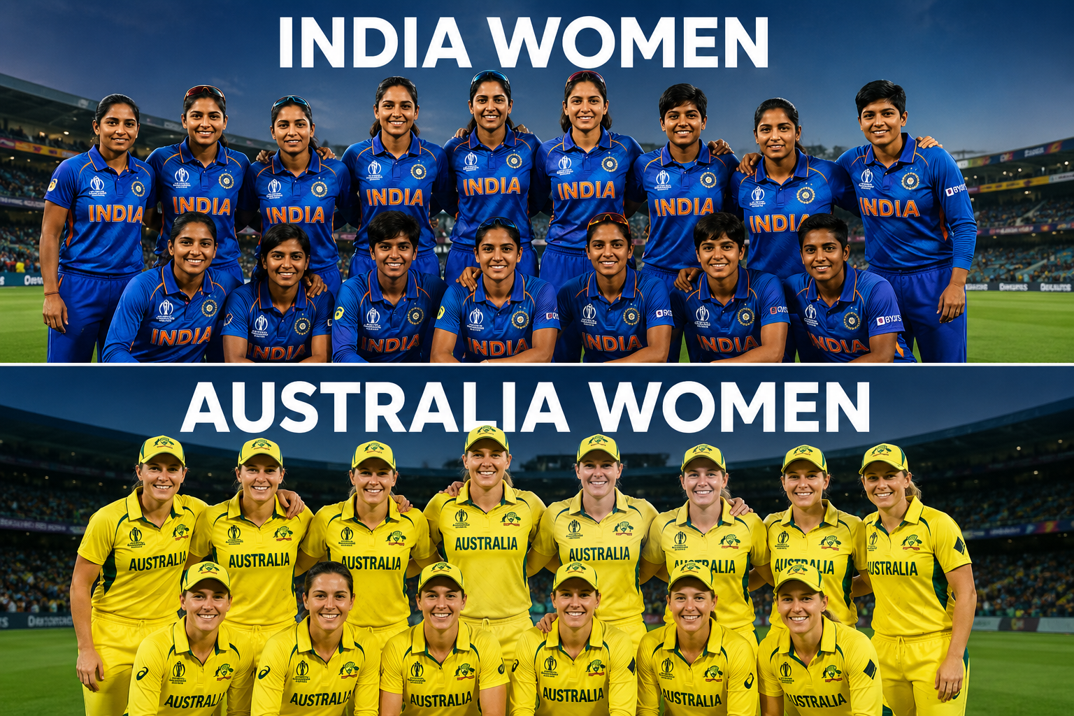 India Women Vs Australia Women's National Cricket Team Match Scorecard