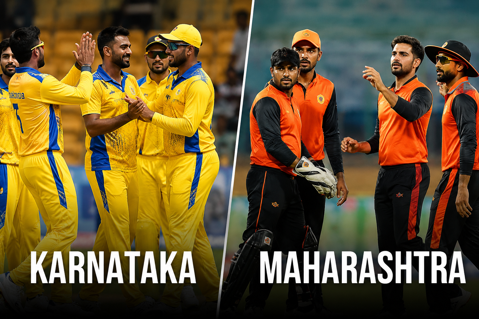 Karnataka Cricket Team vs Maharashtra Cricket Team Match Scorecard