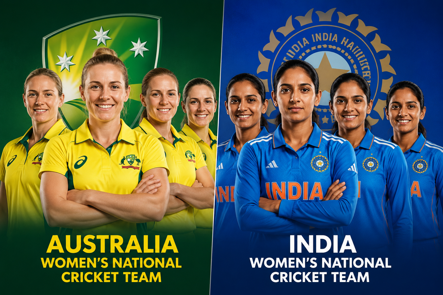 Australia Women's National Cricket Team vs India Women's National Cricket Team stats