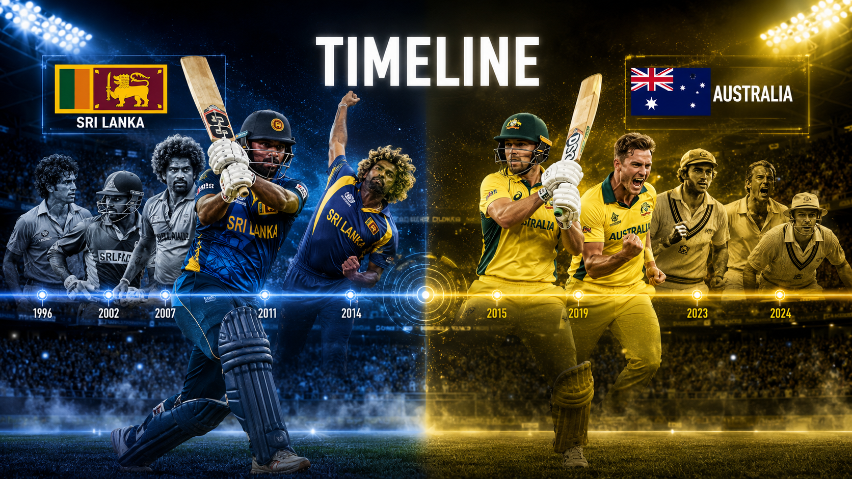 Afghanistan National Cricket Team vs Australian Men’s Cricket Team Timeline