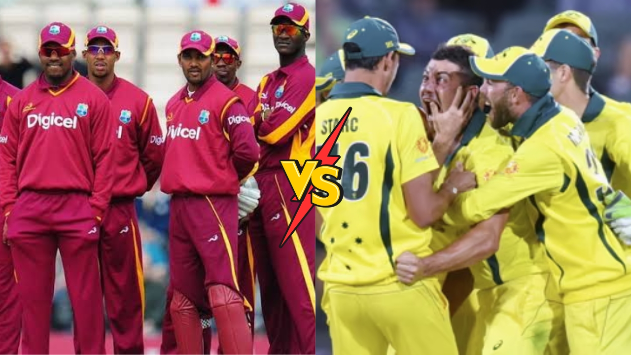 australian men’s cricket team vs west indies cricket team timeline