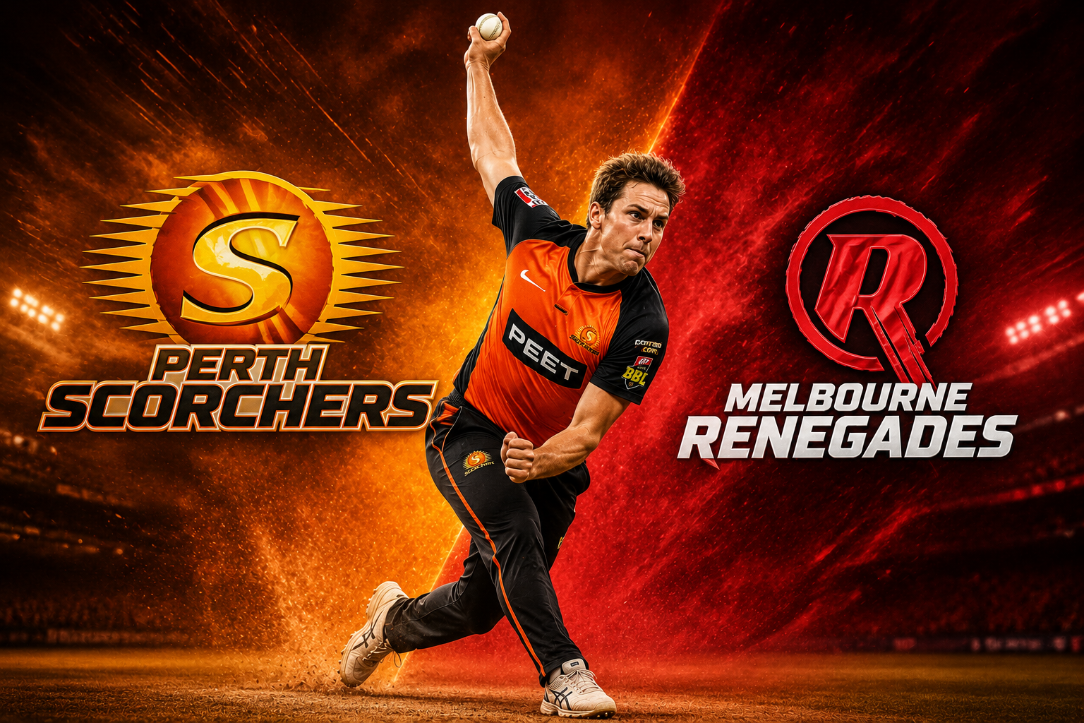 Perth Scorchers vs Melbourne Renegades Timeline