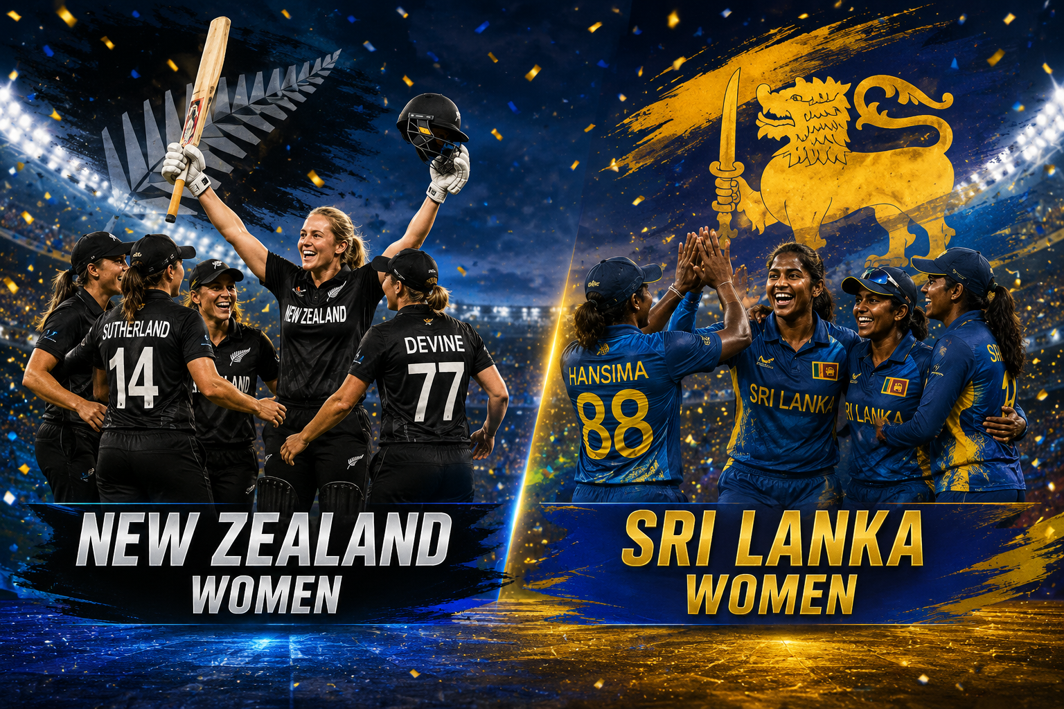New Zealand Women's National Cricket Team vs Sri Lanka Women Match Scorecard