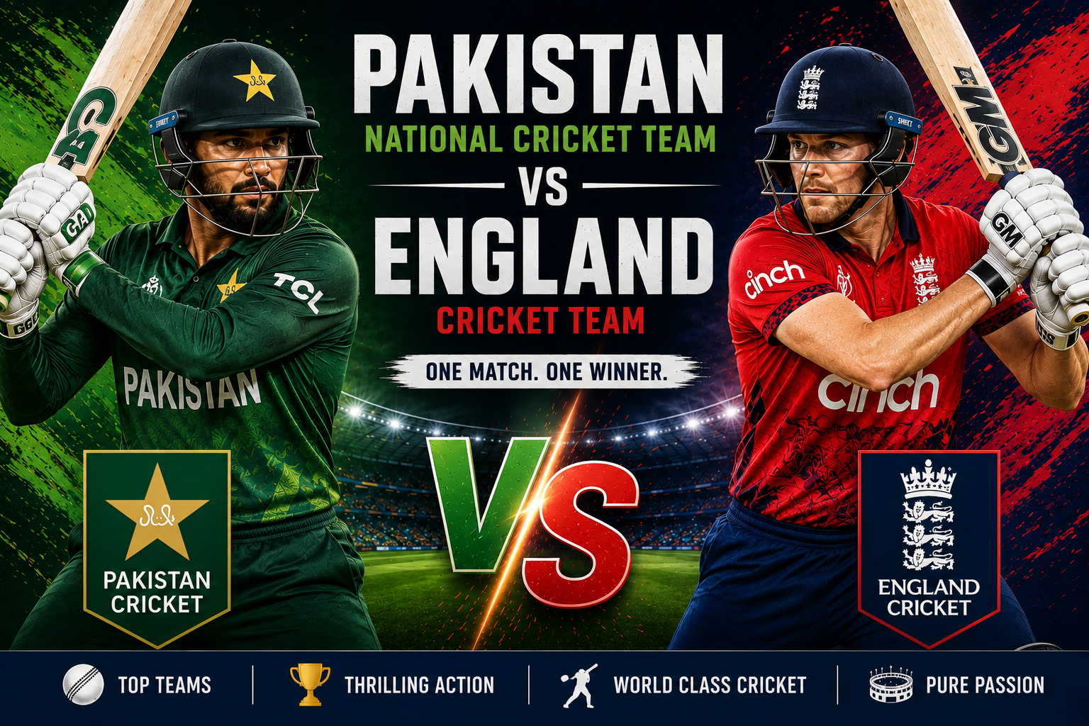 Pakistan National Cricket Team Vs England Cricket Team Matches
