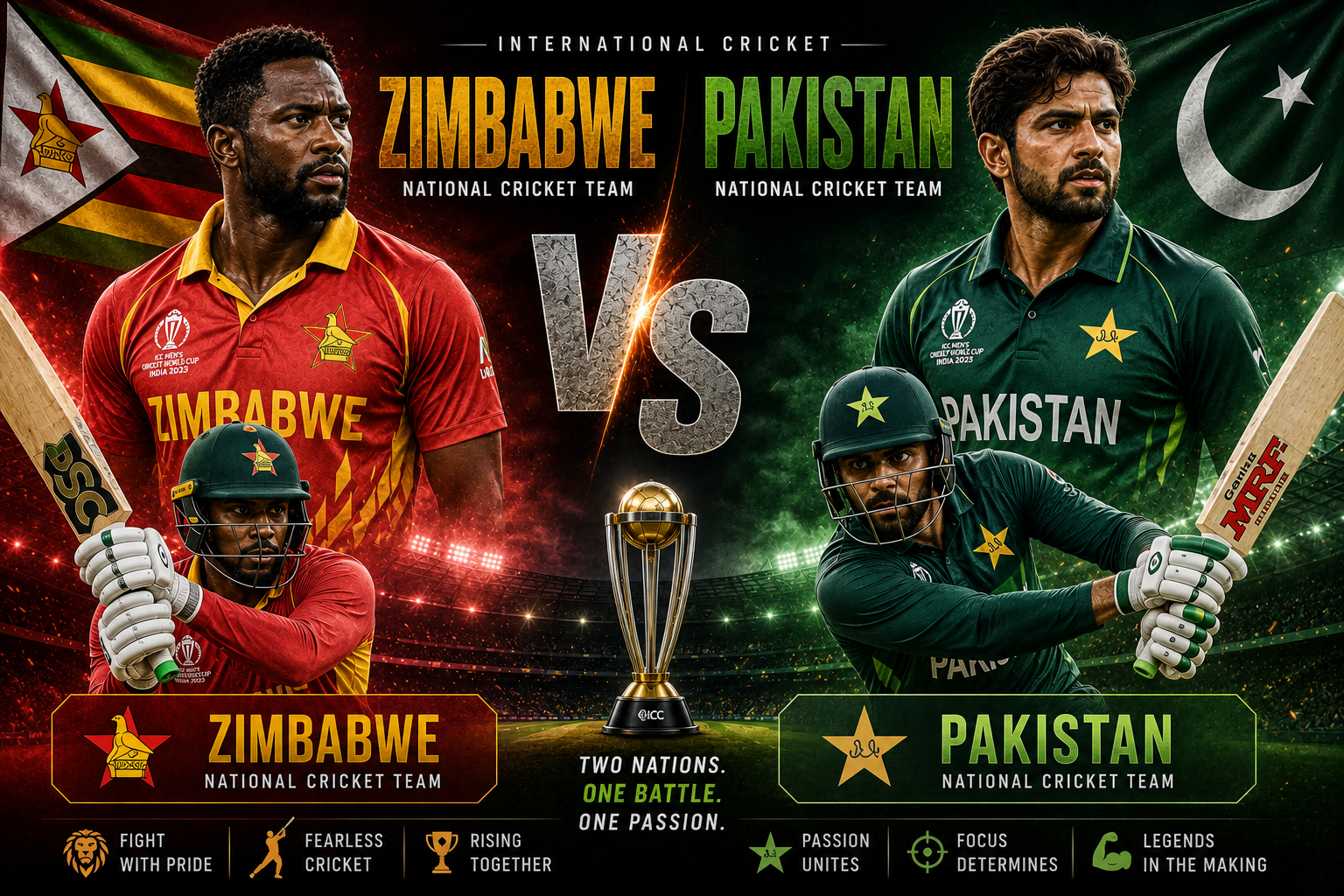 Zimbabwe National Cricket Team vs Pakistan National Cricket Team Matches