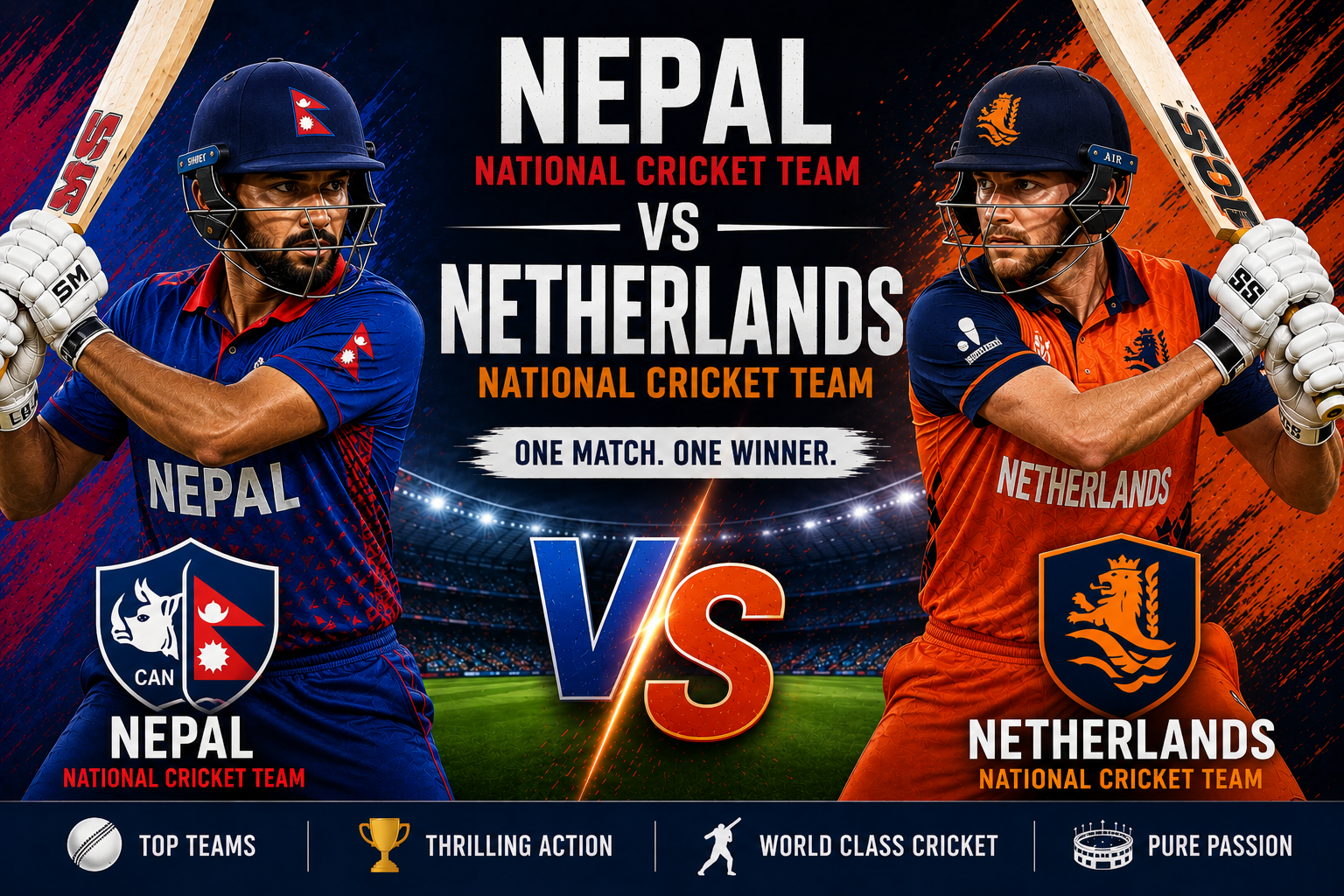 Nepal National Cricket Team vs Netherlands National Cricket Team Matches