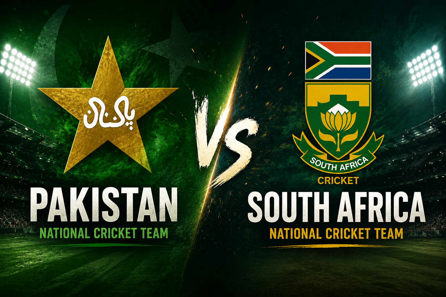Pakistan National Cricket Team Vs South Africa National Cricket Team Timeline