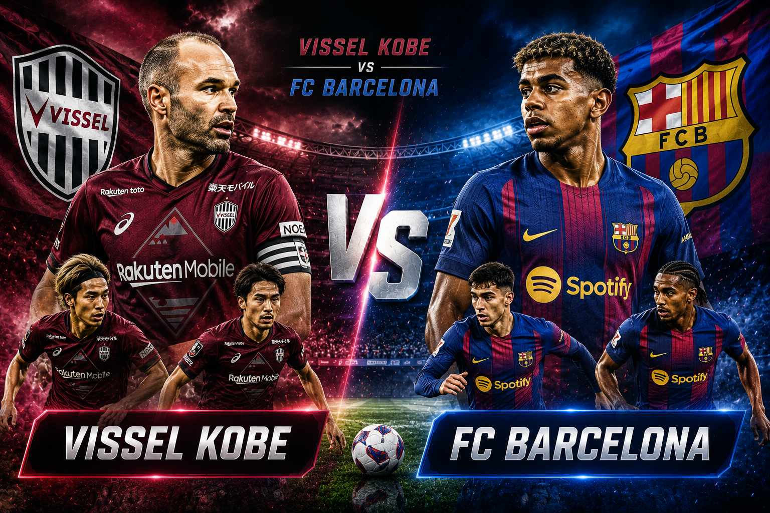 Vissel Kobe Vs Fc Barcelona Timeline