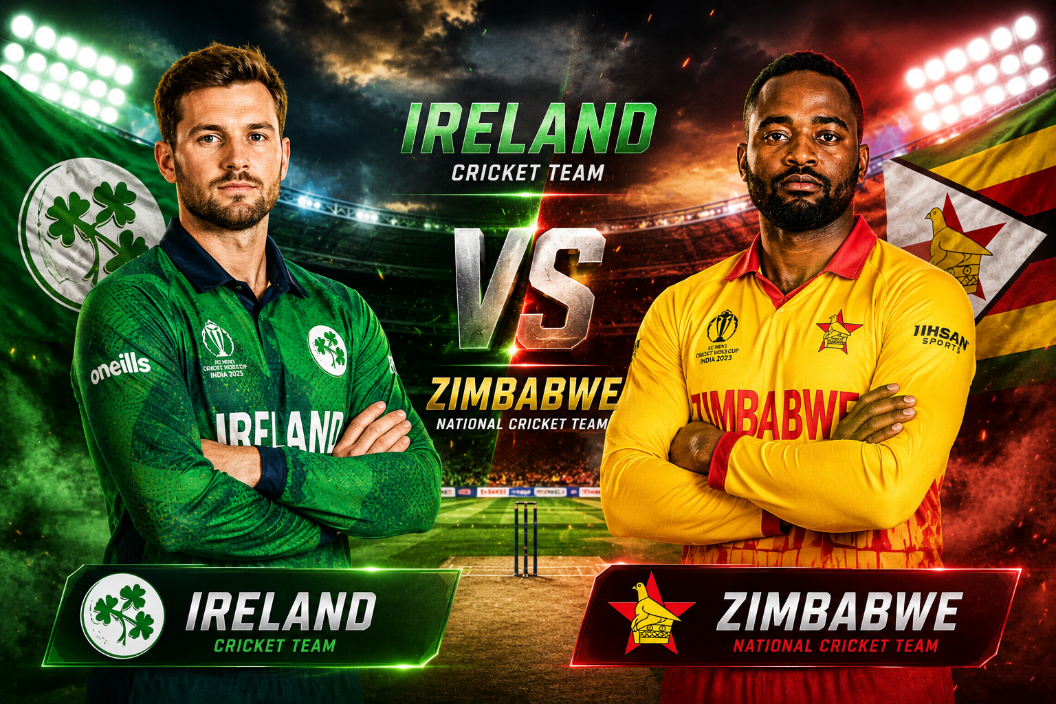 Ireland Cricket Team Vs Zimbabwe National Cricket Team Timeline